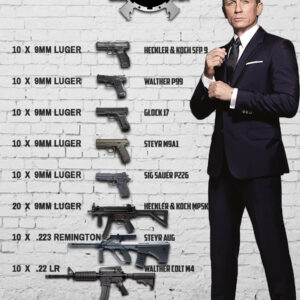 ÚJ James Bond 007 élménylövészeti csomag "ezüst"